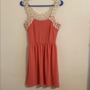 Coral dress